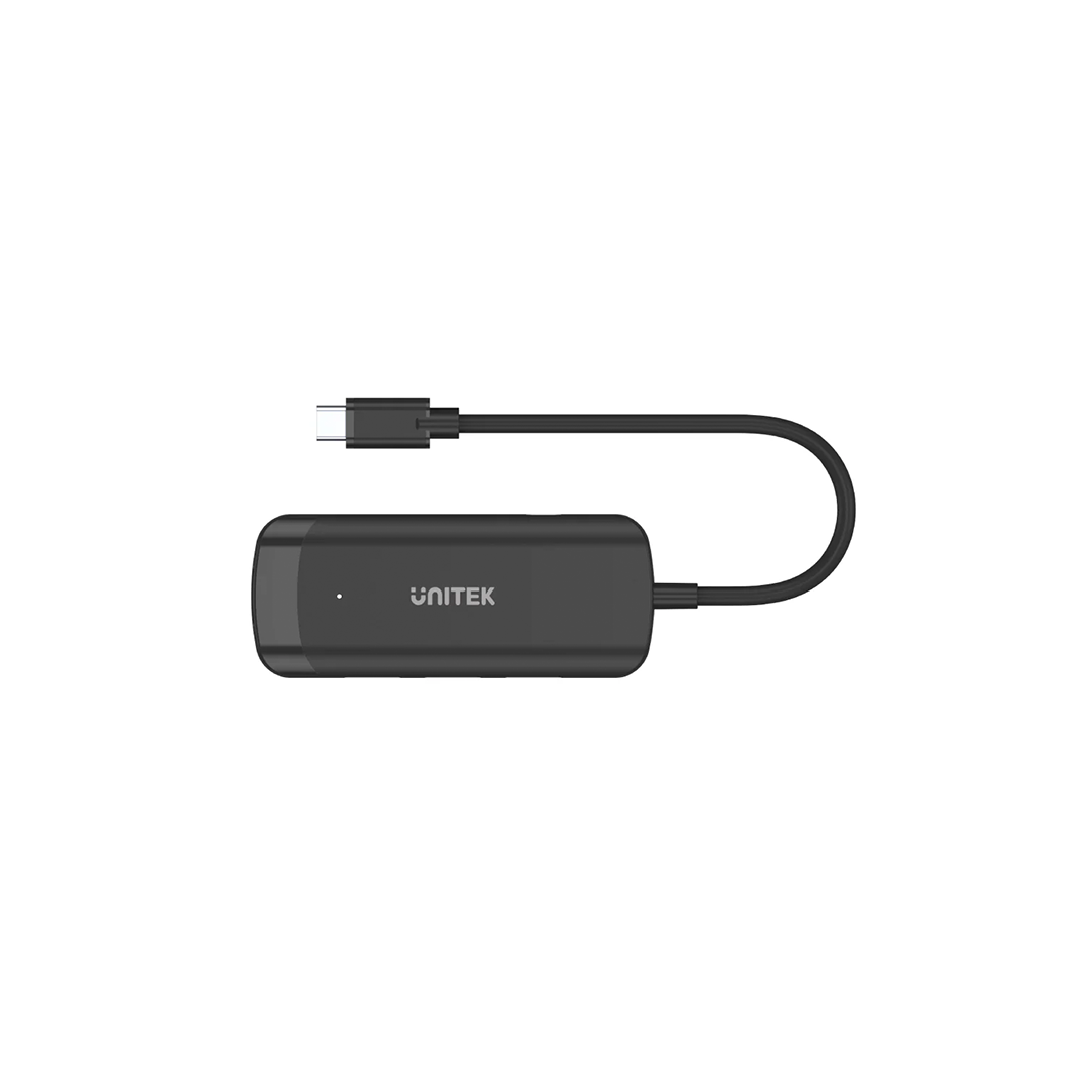 Unitek uHUB Q4+ 4-in-1 Powered USB-C Ethernet Hub in Qatar Unitek uHUB Q4+ 4-in-1 Powered USB-C Ethernet Hub in Qatar